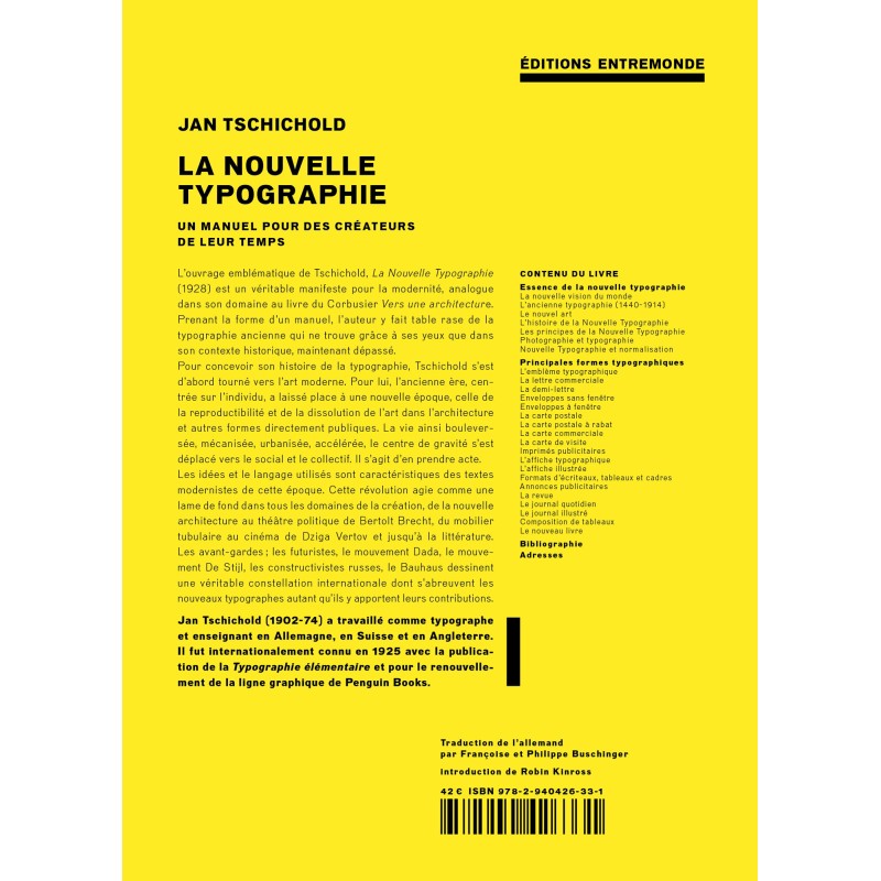 La Nouvelle Typographie - Jan Tschichold